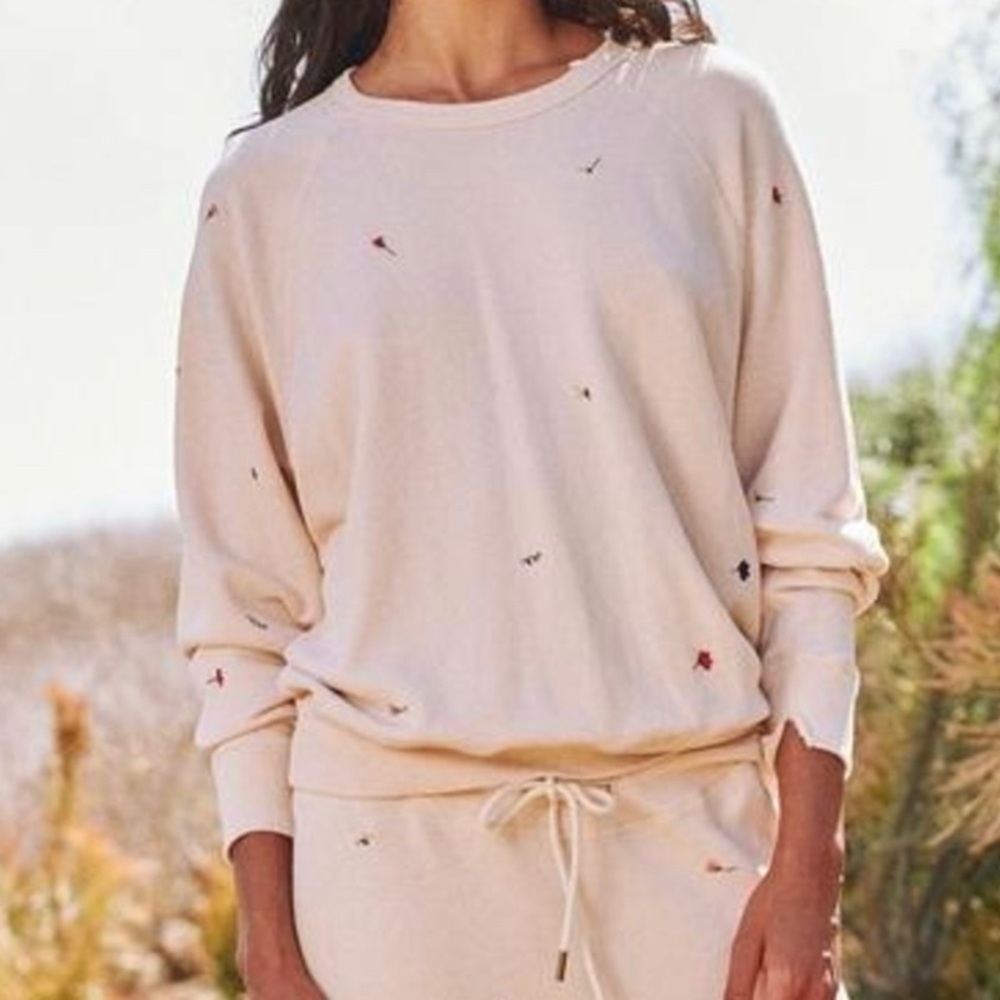 THE GREAT. sweatshirt, floral